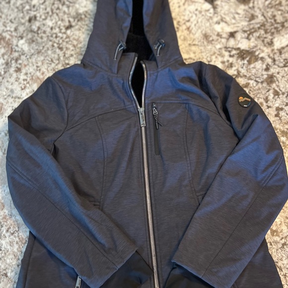 HFX Outdoors Womens Water Wind Resistant Heat Retention Jacket XL Gray Black - Picture 4 of 16